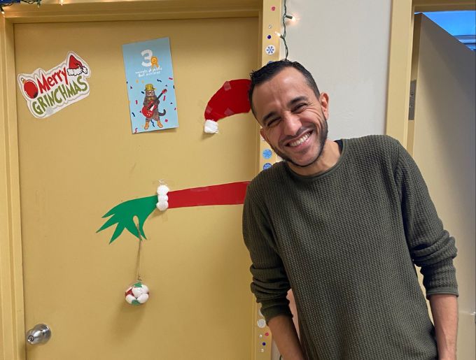 Abdelghani Fettouhi, éducateur spécialisé de l'équipe de l’AEO Mobile