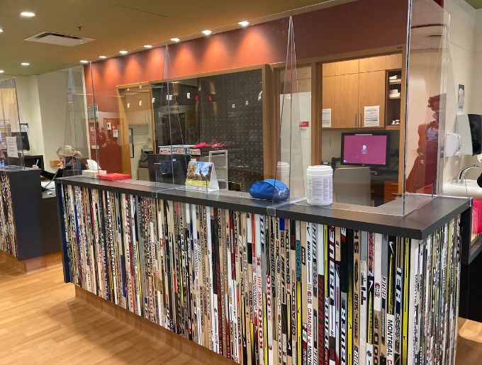 Hôpital Shriners - Poste d’accueil thématique