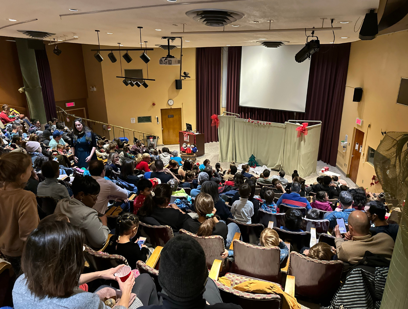 Une salle comble!