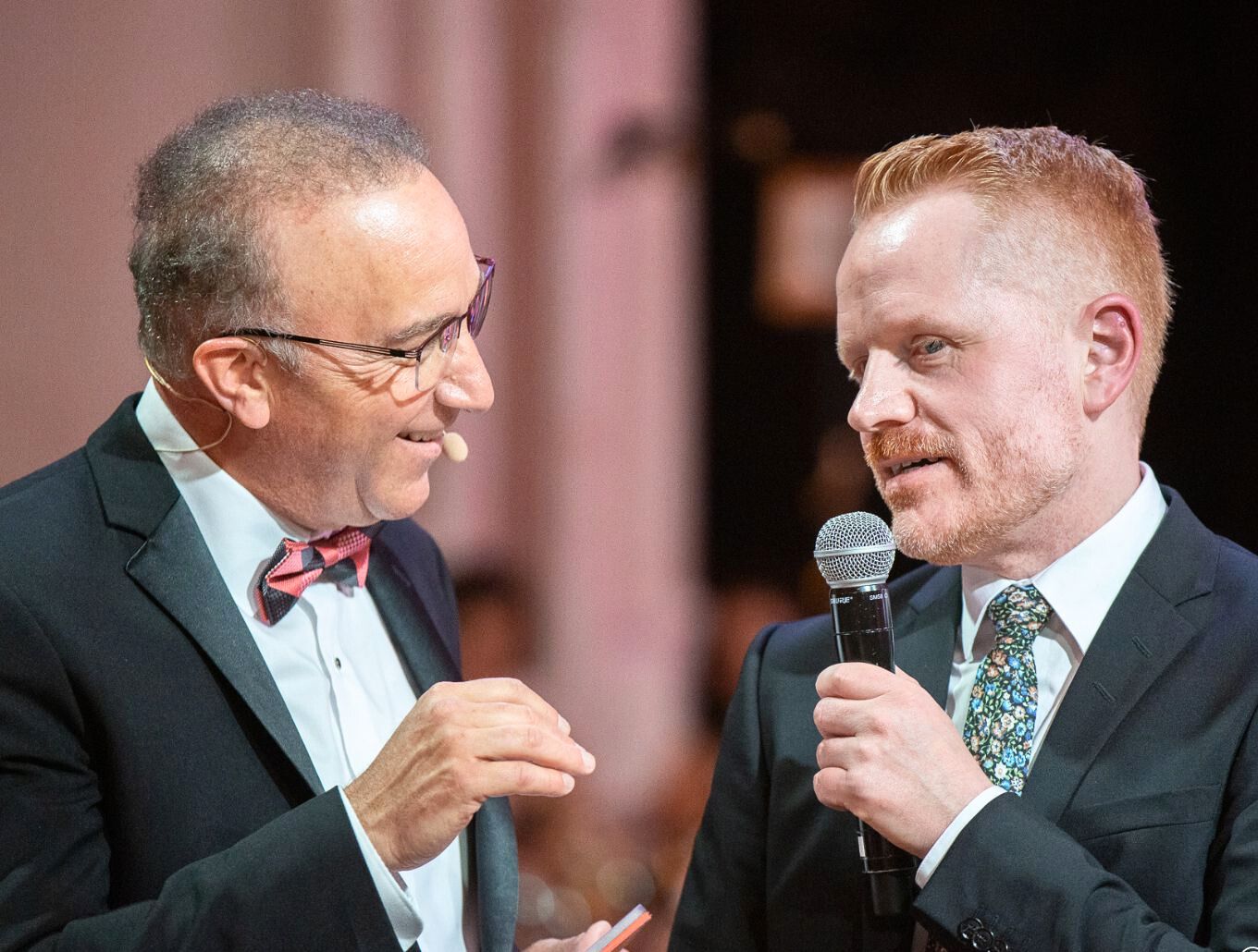 Hugo Dubé et Vincent Lehouillier, président directeur général du CCSMTL