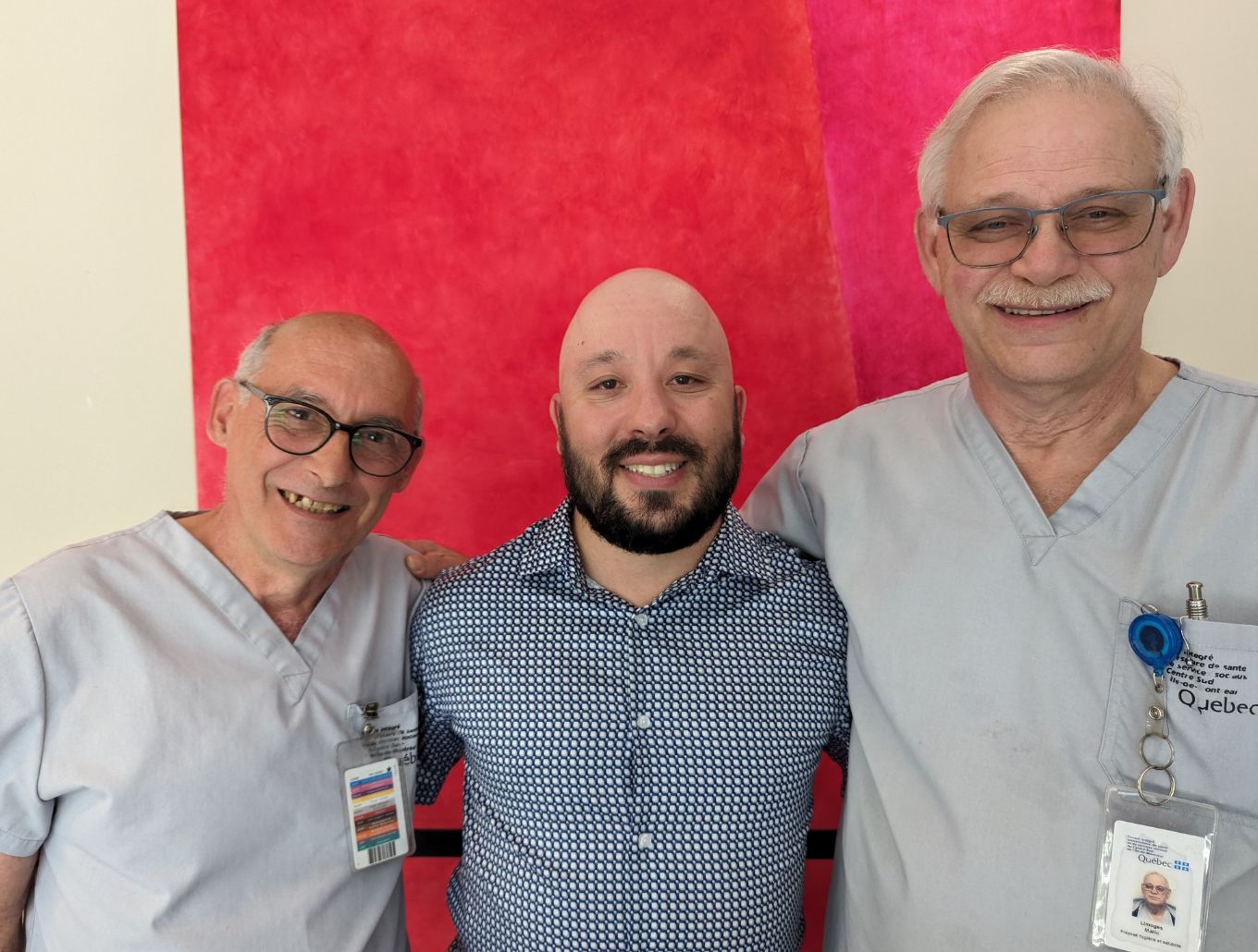 Alain McNicoll, Martin Aloulou et Mario Limoges