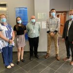 Visite du CLSC Verdun avec Liette Bernier, Amélie Roy, Alain Fredet, Nicolas Rioux et Vincent Lehouillier