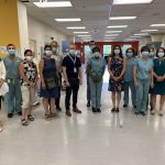 Visite du gymnase amputés à l'IRGLM en compagnie de Véronique Lavoie, Isaac Basal (stagiaire en physio), Dahlia Kairy, Marise Guindon, Philippe Archambault, Vincent Lehouillier, Cyril Duclos, Falane Math, Dre Habra, Danielle Peticlerc, Marie-Claude Poulin, Anna Maria Bindiu, Manon Parisien