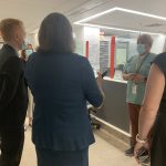 Vincent Lehouillier a aussi rencontré les équipes de l'unité de psychiatrie, de l'urgence et des soins intensifs à l'Hôpital Notre-Dame