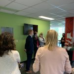 Avec une partie de l'équipe du CRIUGM. Visite très impressionnante!